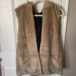 Zara furry vest